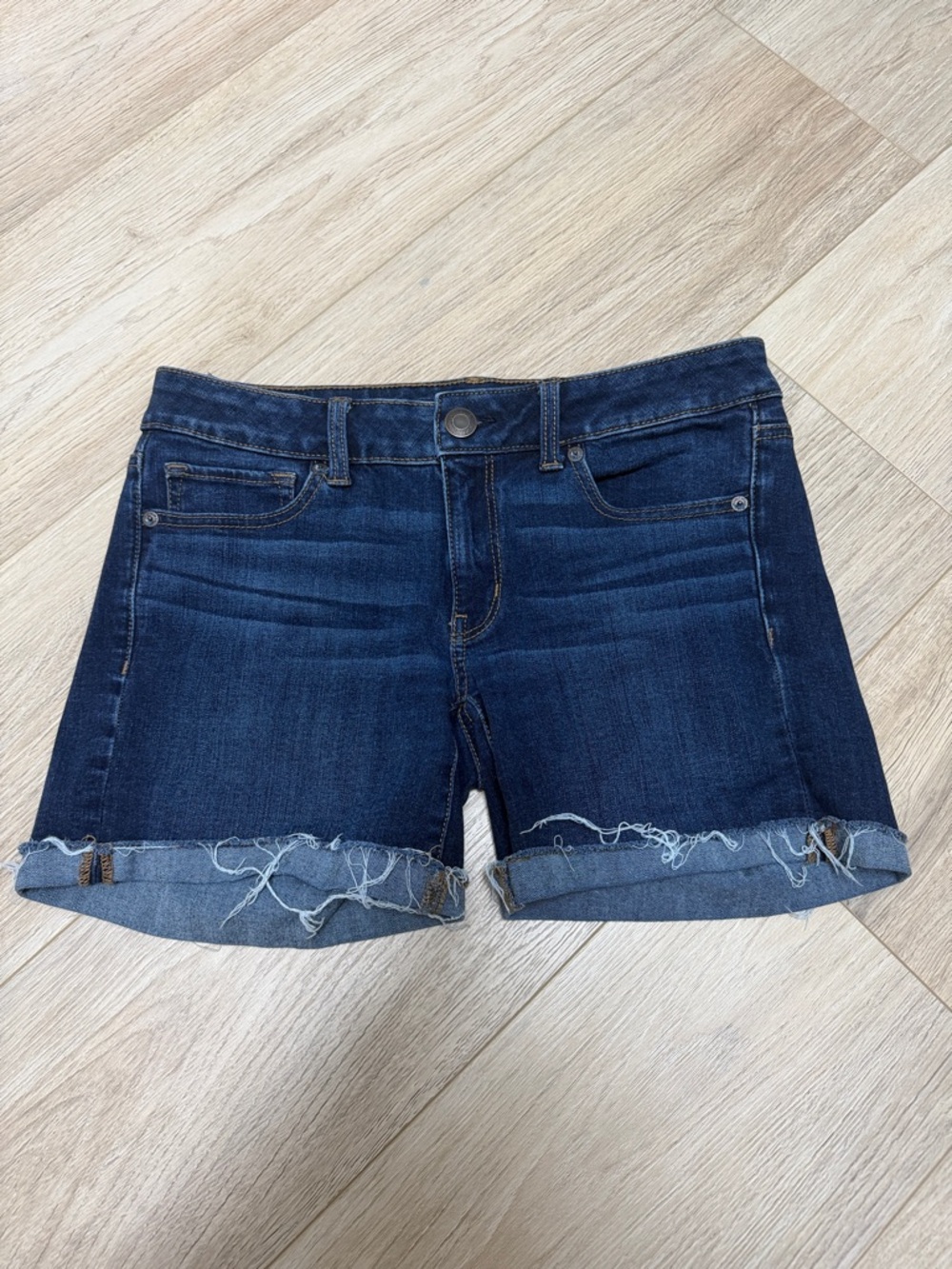 American Eagle Midi Denim shorts